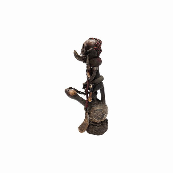 Image 1 of Fétiche de statue d'Afrique centrale ancienne/type Nkisi, milieu du XXe siècle