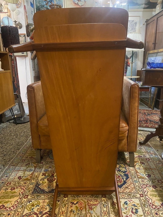 Image 1 of Mahonie-Houten-Salontafel aus der Mitte des Jahrhunderts 