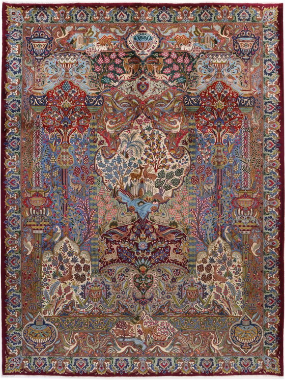 Image 1 of Tapis persan Kashmar 3,97 x 3,02 Tapis oriental fin n° 1008