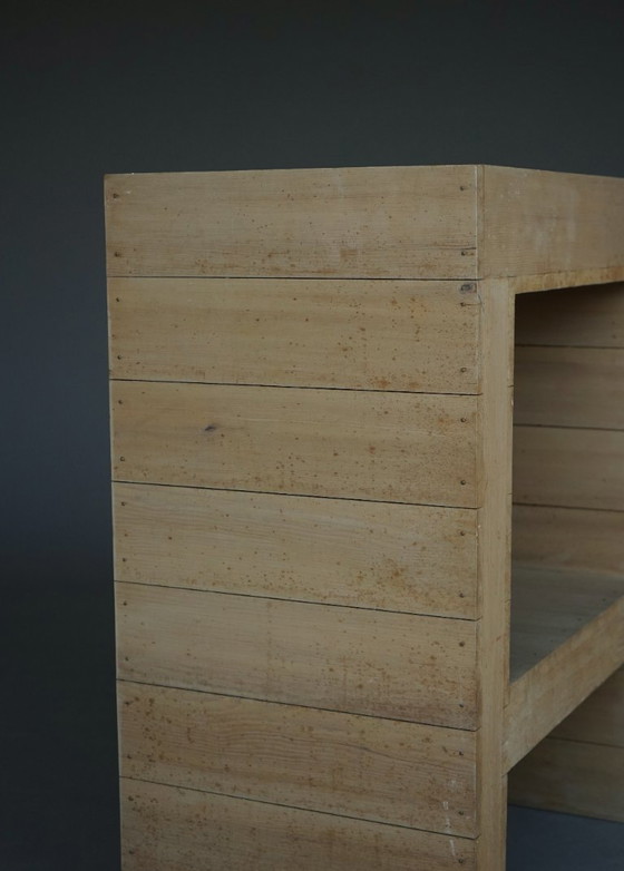 Image 1 of Mesa auxiliar escolar Bossche de dos niveles a la manera de Dom Hans van der Laan, años 60