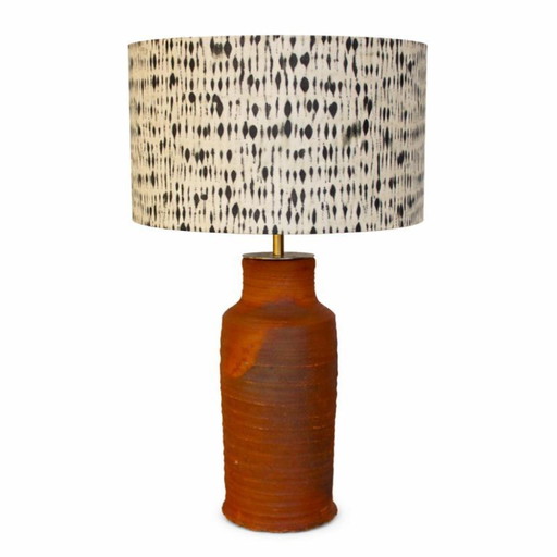 Table Lamp with Fabric Lampshade