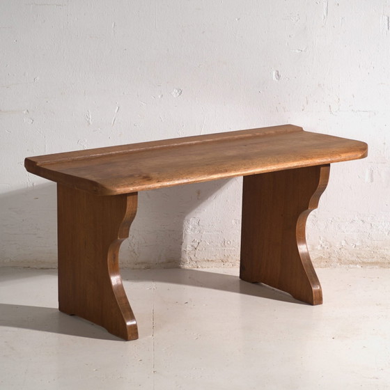 Banc d'orgue ancien en bois de chêne massif – Europe Centrale, circa 1940 – Rustic (photo 8 of 40)