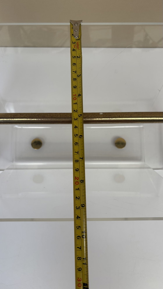 Image 1 of Portariviste vintage in plexiglass acrilico David Lange Roche Bobois