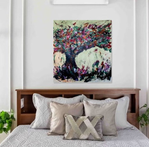 Toile d'artiste - Floria REY - Azaleea XL