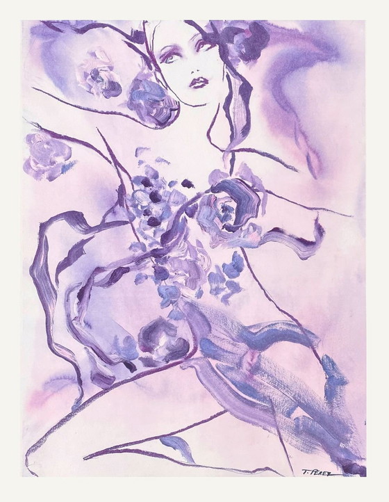 Image 1 of Serigrafía de Thierry PEREZ Printemps 1997