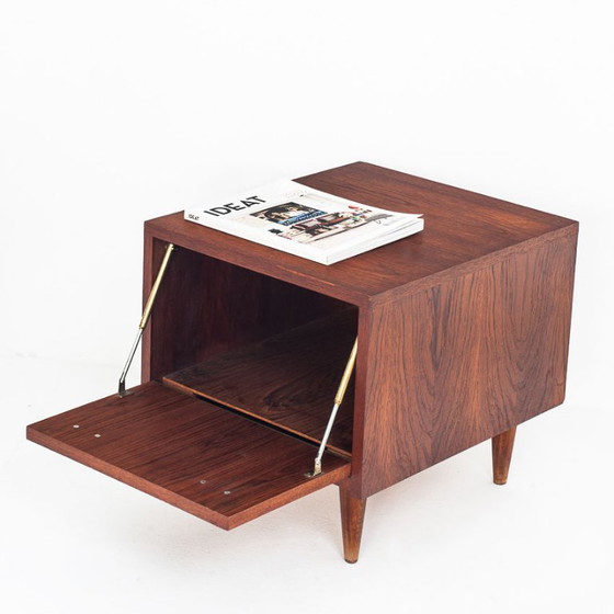 Vintage teakhouten nachtkastje in Scandinavische stijl - Frankrijk, jaren 60 – Bijzettafels, Wood (photo 5 of 11)