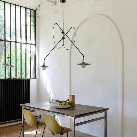 Image 1 of Preciosa lámpara de diseño hecha a mano por Wo & Wé