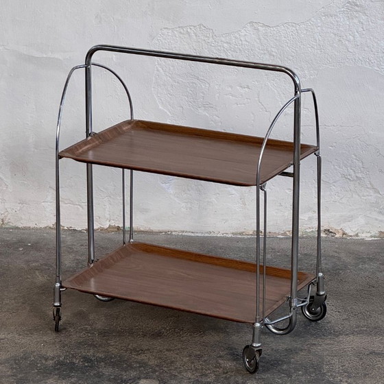Image 1 of DDR Folding Service Trolley, 1970