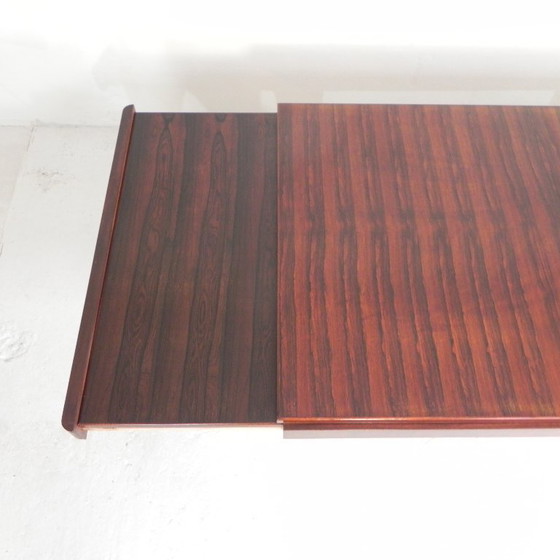 Image 1 of Art-Deco-Esstisch, Palisanderfurnier, ausziehbar auf 248 cm, 1930er Jahre