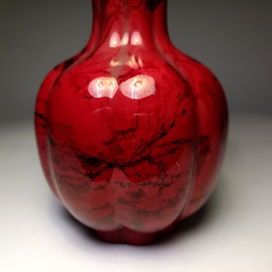 Zsolnay - Vaso - Vaso Eosina Rosso - Porcellana – Vasi, Porcelain (photo 11 of 22)