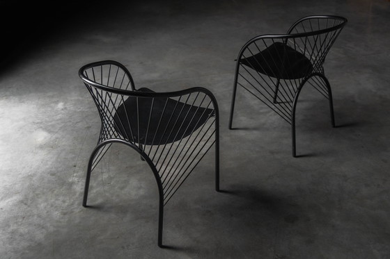 Image 1 of "Lizzie" Chairs by Regis Portier for Paolo Pallucco, Italy, 1980s