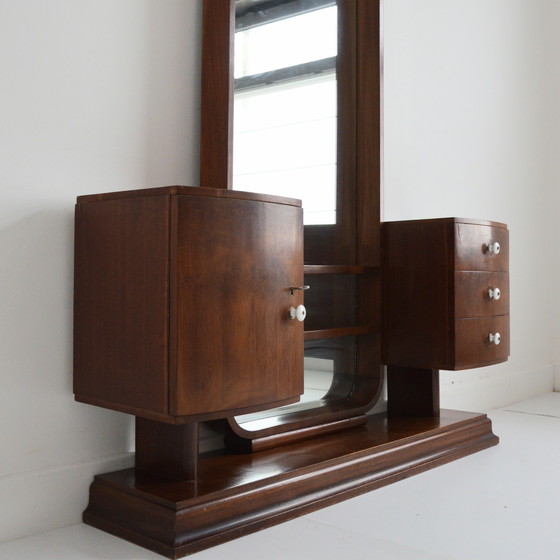 Image 1 of Art Deco 1930 Dressing table / Entrance cabinet