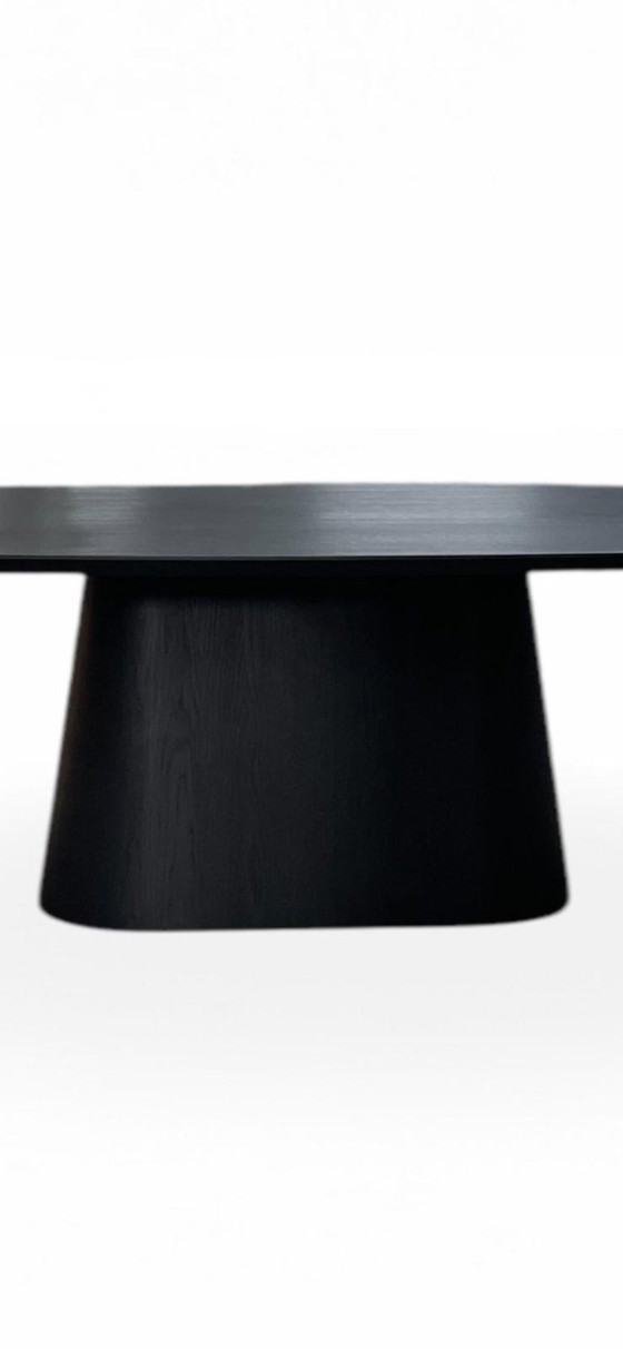 Image 1 of Solid oak black table 280x120cm