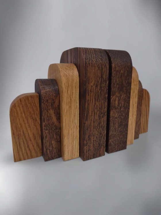 FERMALIBRI - ART DÉCO / SCUOLA DI AMSTERDAM – ArtDecoOnline, Oggetti decorativi, Legno (photo 4 of 5)
