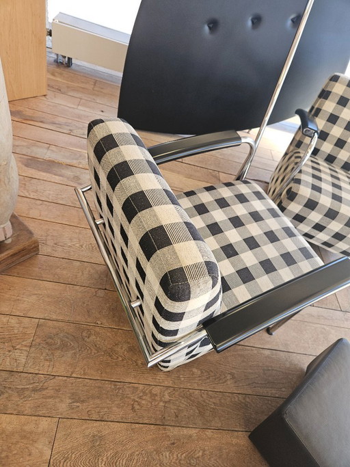 Set van Leolux Scylla stoelen, hocker en roomdivider