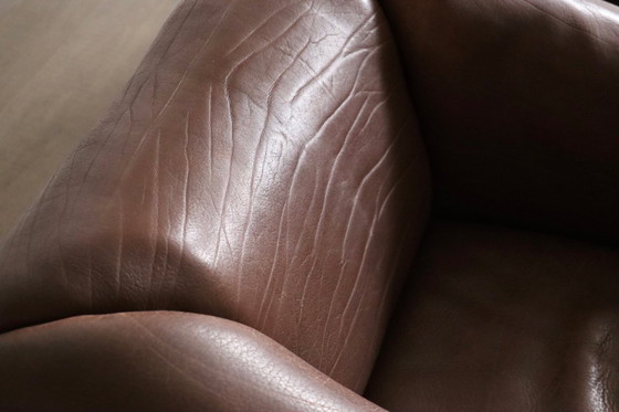 Image 1 of Gruppo di sedute De Sede DS-47 in pelle di bufalo, anni '70