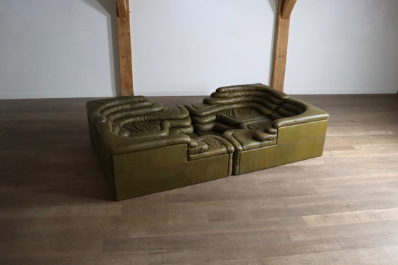 Image 1 of Ubald Klug DS-1025 Terrazza complete sofa set for de Sede Switzerland 1970s