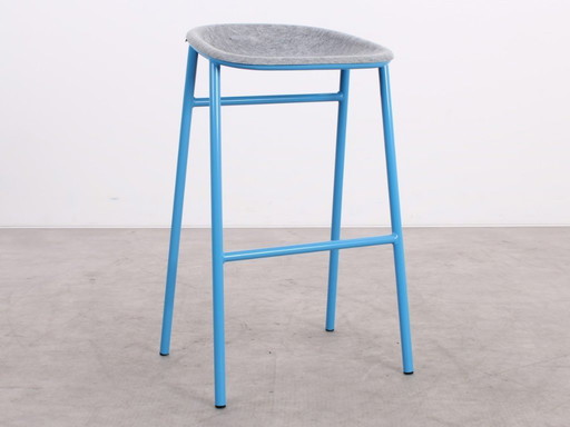 6x De Vorm LJ3 bar stool blue/gray