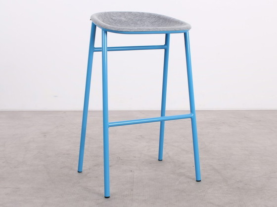Image 1 of 6x tabouret de bar De Vorm LJ3 bleu/gris