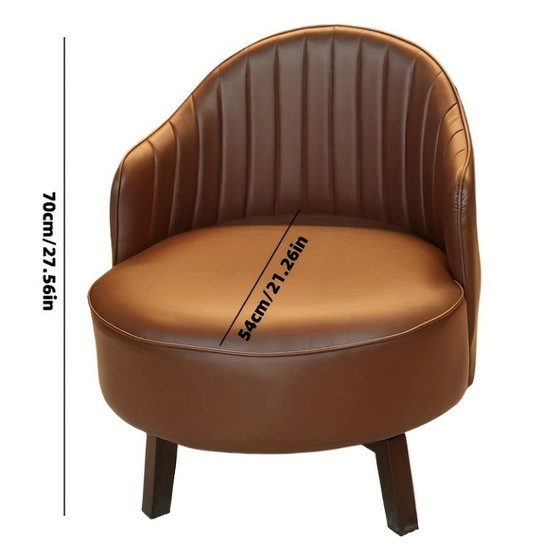 Image 1 of Fauteuil pivotant italien