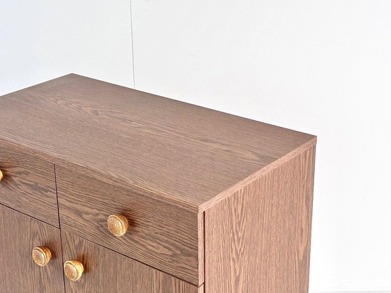 Comò Vintage, Effetto Legno Marrone con 2 Cassetti, Armadi contenitori (foto 7 di 15)