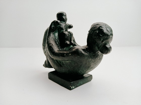 Image 1 of Frank Letterie - Mother and child figurine