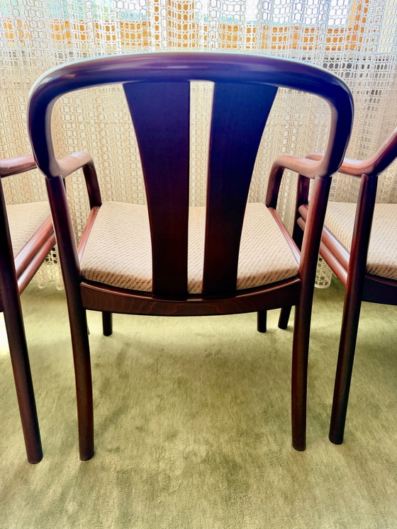 Image 1 of 6x "Asiana" chairs designed by Oswald J. Beck for Casala