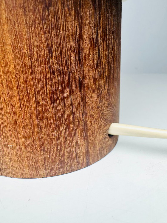 Teak And Perforated Metal Table Lamp By Hans-Agne Jakobsson For ASEA, Sweden, 1960s – Wood (photo 3 of 6)
