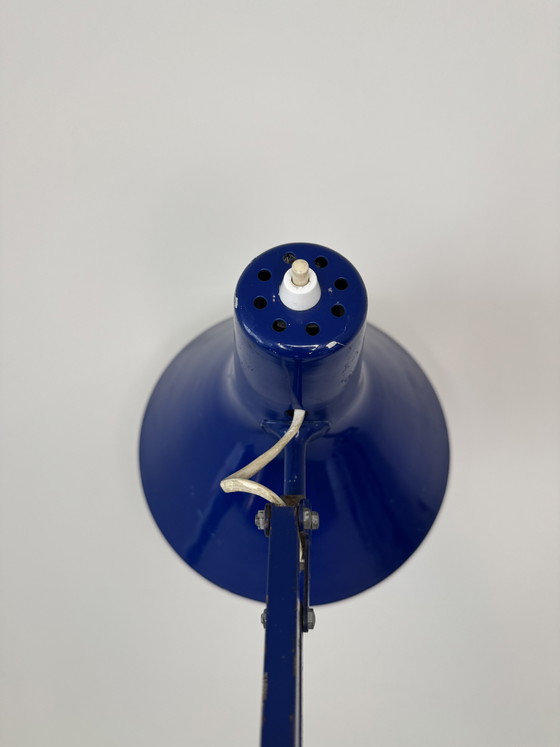 Image 1 of Vintage LUXO Architect Lamp – Blue – Industrial Design