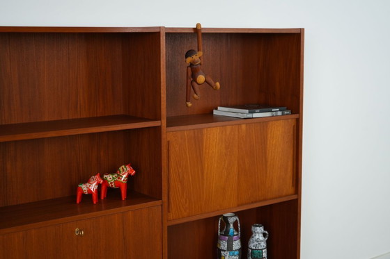 Image 1 of Teak bookcase, Danish design, 1970s, production: Denmark