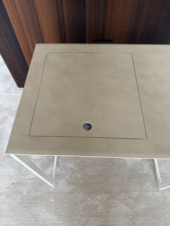 Image 1 of Zanotta Taschino night table white leather