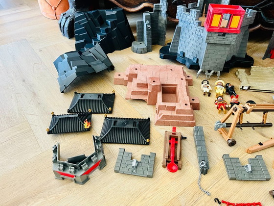 Image 1 of rare Big lot Playmobil dragons castle parts vintage collectible toy + extra