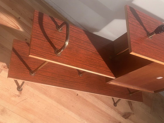 Image 1 of Mobile bar/scaffale in stile Mid-Century Modern anni Cinquanta
