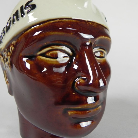 Caraffa Casanis, ceramica, testa di Moro, anni '60 – Bicchieri e caraffe (photo 10 of 13)