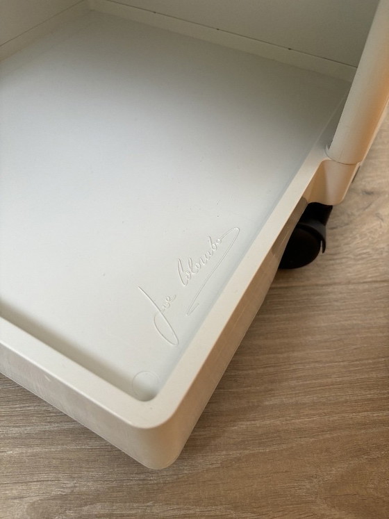 Joe Colombo Bobby B33 storage trolley Bieffeplast, Storage cabinet, Plastic, White (photo 3 of 8)