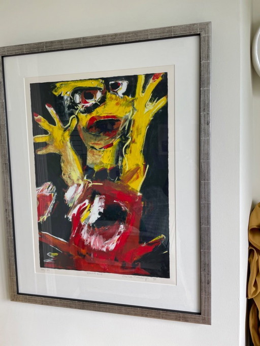 Silkscreen Dancing Child Charlotte Molenkamp