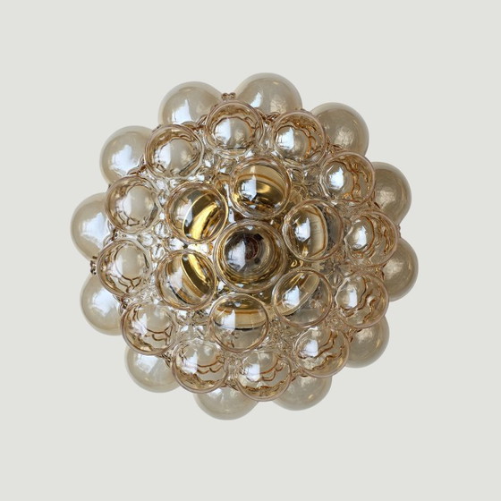 Image 1 of Lampada da parete/plafoniera vintage Bubble – Glashütte Limburg – Helena Tynell – Ø 29 cm – Germania - lampada da soffitto