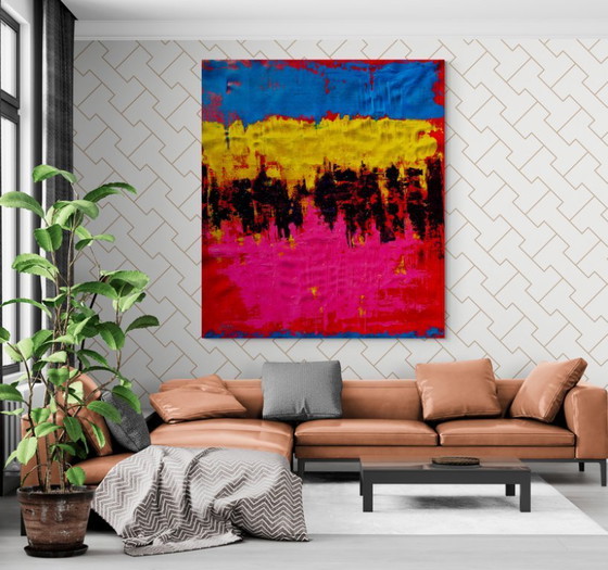 Image 1 of  Jovan Srijemac (1962) - Abstract landschap