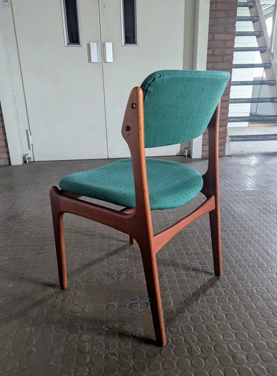 Image 1 of 4x Erik Buch Model 49 Chairs - O.D. Møbler - 1960
