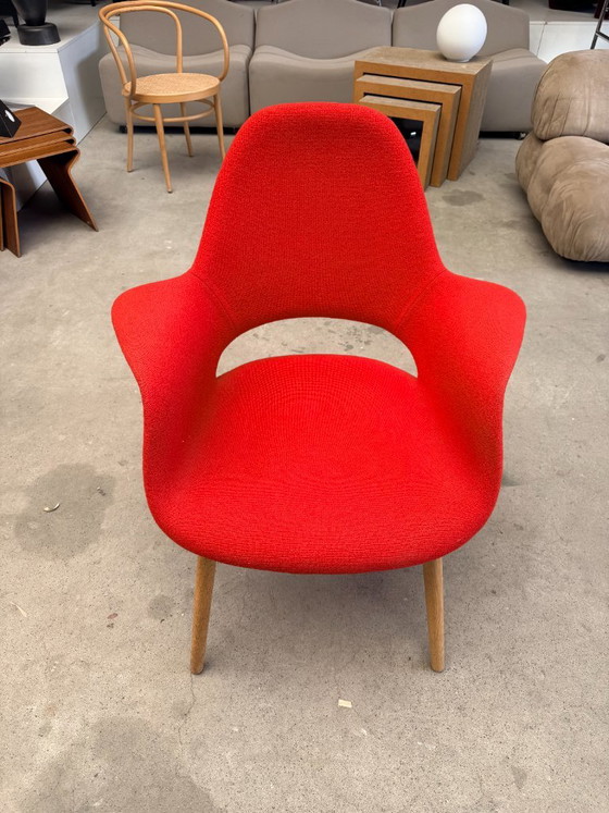 Silla Vitra Organic roja (modelo alto) – Sillones, Textile, Wood (photo 4 of 11)
