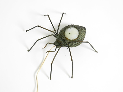 Beautiful Italian Mid Century Modern "Spider" wall lamp made of metal