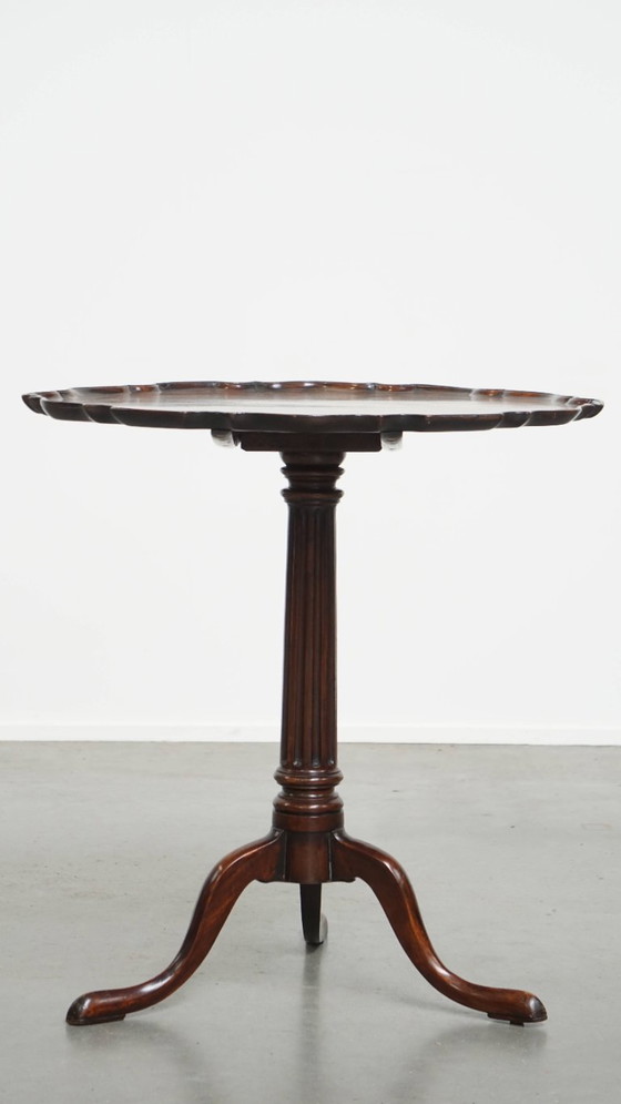 Image 1 of Antigua mesa de vino/mesa auxiliar inglesa del siglo XIX