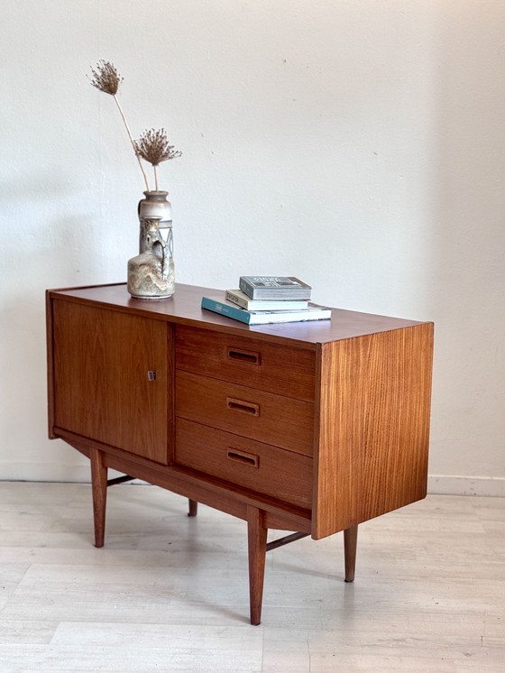 Image 1 of Buffet vintage en teck des années 1960, Fristho
