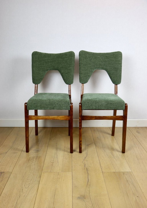 Sedie Vintage Hałas Verde Oliva Vintage - 2 Pezzi - Set