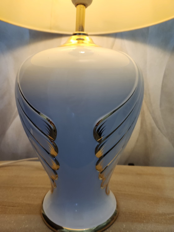 Lampada Da Tavolo Vintage – Illuminazione, Ceramic, Metal (photo 4 of 5)