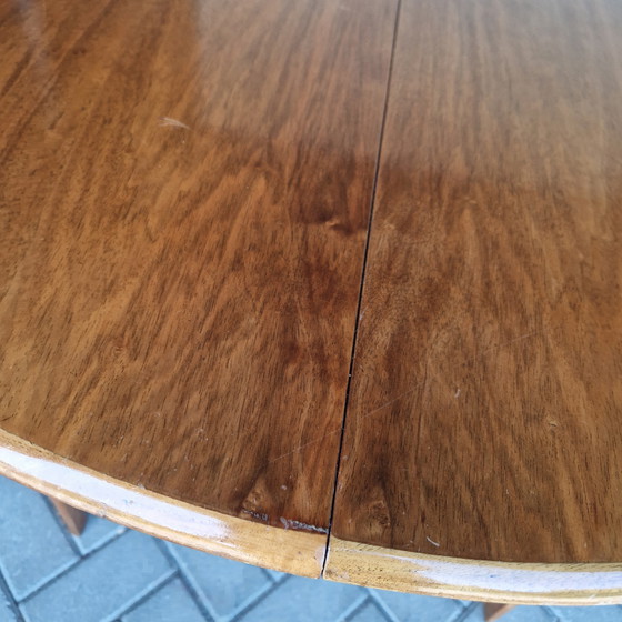 Image 1 of A A Patijn  poly z serie Zijlstra vintage ronde tafel uitschuifbare tafel