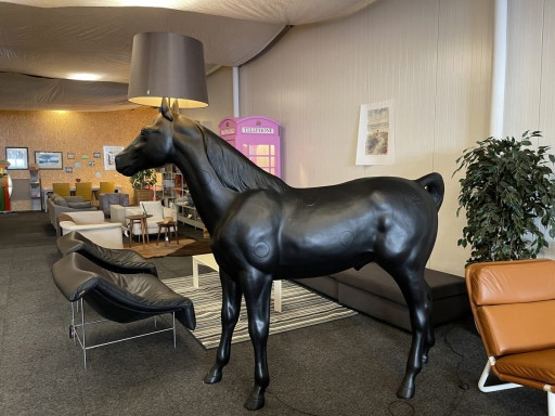 Moooi Horse Lamp – Zwart glasvezel | Front – vloerlampen, Fiberglass, Polyester (photo 2 of 9)