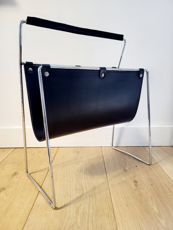 Image 1 of Portariviste in pelle, design anni '70