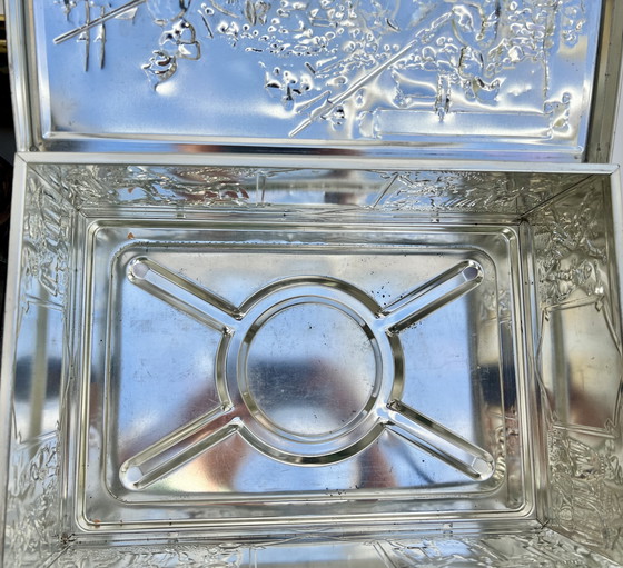 Image 1 of Juego de 6 latas de pan de jengibre nostálgicas – Lebkuchen Schmidt & Wicklein, Nuremberg, ca. 1950-1970