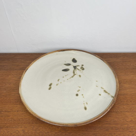 Image 1 of Ronde schotel / gebakschaal "La Colombe", 1950/60